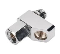 Yunseity Divisor en T de Alta Presión de Acero Inoxidable 1 a 2, Adaptador de Puerto para Equipos de Buceo con Características de Conexión Rápida y Fuerte Capacidad de Rendimiento de Sellado