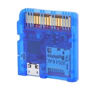 Yunseity DSPico DS Flashcard para ND 3DS 2DS DSi NDSL NDS, RP2040 Lector de Tarjetas de Juego de Código Abierto con Velocidad de 6 MB/s, Cartucho Flash de Actualización R4 para Software (Azul