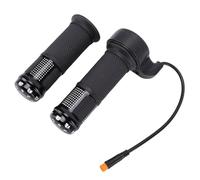 Yunseity Empuñadura del Acelerador para Scooter Eléctrico con Conector M8 de 3 Pines a Prueba de Agua, Piezas de Repuesto del del Acelerador Giratorio ABS para Conversión a una Mejor Velocidad de