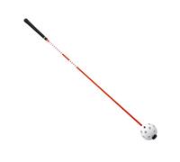 Yunseity Entrenador de Swing de Golf Palo de Práctica de 119 Cm, Ayuda de Retroalimentación Auditiva para el Desarrollo del Ritmo Interior y la Memoria Muscular con Agarre Cómodo y Acabado Naranja
