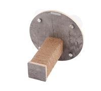 Yunseity Evita Resbalones en la Pared, Estante de Escalada para Gatos, Amplia Aplicación para el Hogar, Rascador de Ventana de Madera para Muebles de Escalada de Gatos (Columna Corta 30x30x25cm /