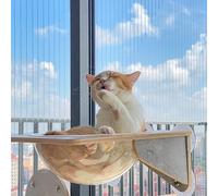 Yunseity Evita Resbalones en la Pared, Estante de Escalada para Gatos, Amplia Aplicación para el Hogar, Rascador de Ventana de Madera para Muebles de Escalada de Gatos (Cápsula Espacial acrílica