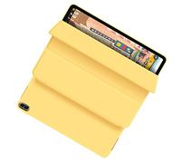 Yunseity Funda para Tableta, Fonda Protectora Suave a Prueba de Golpes para Tableta iOS 11 2022 de 10,5 Pulgadas, Conportes con Portalas y Cubierta Sleep Wake (Yellow)