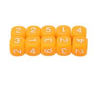 Yunseity Juego de 20 Dados Numéricos de 6 Caras, Cubos de Plástico de 1,6 Cm con Esquinas Redondas para Juegos de Mesa y Herramientas de Enseñanza de Matemáticas en el Aula, Bloques Multicolores