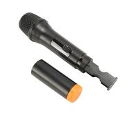 Yunseity Juego de Micrófono Inalámbrico de 2 Piezas, Micrófonos de Mano Inalámbricos Dinámicos con Receptor USB de 2,4 G y Adaptador de 6,35 Mm para Sistemas de Presentación de y Canto de Karaoke