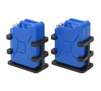 Yunseity Juego de Tanque de Combustible Simulado para Coche Trepador de Control Remoto 1/8 1/10, Accesorio de Decoración de Latas de Aceite de Plástico en Miniatura para Vehículos Modelo a Escala