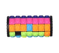 Yunseity Juguete de Rompecabezas Cilíndrico de 7 Capas, Juego de Rompecabezas Giratorio para Niños, Columna Sensorial de Plástico ABS para Alivio del Estrés para Entrenamiento de Desarrollo Mental