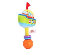 Yunseity Juguete Sonajero para Bebé De Tela Suave, Campana Linda con Formas De Vehículos para El Desarrollo Auditivo, Regalo Perfecto para Bebés, Barco/Coche/Avión/Cohete, 1.8 * 6.3in (campana de