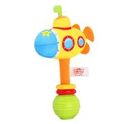 Yunseity Juguete Sonajero para Bebé De Tela Suave, Campana Linda con Formas De Vehículos para El Desarrollo Auditivo, Regalo Perfecto para Bebés, Barco/Coche/Avión/Cohete, 1.8 * 6.3in (campana de