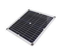 Yunseity Kit de Panel Solar Monocristalino de 200W 12V, de Energía Portátil para Acampar Senderismo Montañismo con Controlador Línea de Carga de Vehículo y Abrazadera de Salida (40A)