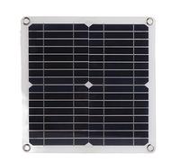 Yunseity Kit de Panel Solar Monocristalino de 200W 12V, de Energía Portátil para Acampar Senderismo Montañismo con Controlador Línea de Carga de Vehículo y Abrazadera de Salida (30A)