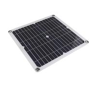 Yunseity Kit de Panel Solar Monocristalino de 200W 12V, de Energía Portátil para Acampar Senderismo Montañismo con Controlador Línea de Carga de Vehículo y Abrazadera de Salida (10A)