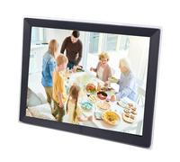 Yunseity Marco de Imagen Digital Inteligente de 15 Pulgadas HD Touch Wasts con Almacenamiento de 32 GB para la Oficina en Casa, Ideal para Uso Comercial (Enchufe de la UE)