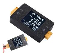 Yunseity Medidor de Potencia Digital, Comprobador de Capacidad de Voltaje de Batería 8-150V 25A para XT60, Descargador de Batería para Modelo de Avión RC LIPO