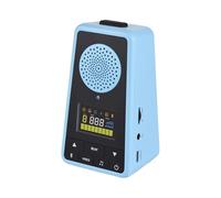 Yunseity Metrónomo 2 en 1 Altavoz BT Batería de Gran Capacidad Metrónomo Digital Voz Clara Conteo de Latidos Batería de Larga Duración Altavoz Inalámbrico Portátil para Músicos Rosa (11,9x6,6x5,9cm)