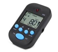 Yunseity Metrónomo DE Tempo Fácil DE Usar, Metrónomo Digital, Mini, Generador DE Tonos DE APAGADO AUMÁTO DE 5 COLORES Claros y Fuertes para Piano para Beth (BLACK)