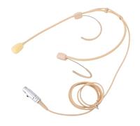 Yunseity Micrófono para Colocar sobre la Oreja, Potente Micrófono de Condensador Sensible, con Cable XLR de 4 Pines para Inalámbrico, Transmisor de Petaca