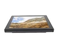 Yunseity Monitor de Pantalla Táctil, 4:3 10,4 Pulgadas Multi-Interfaz 10 Puntos Monitor LED Táctil Capacitivo para Supermercado (Enchufe de la UE)