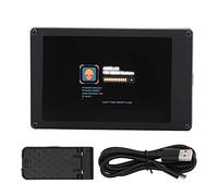 Yunseity Pantalla LCD IPS de 3,5 Pulgadas con Soporte, Mini Pantalla USB Monitor IPS Pantalla LCD Pantalla Secundaria para USB AIDA64, para