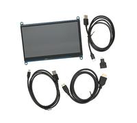 Yunseity Pantalla Táctil Capatizante, 1024x600 400nits Brillo Altavoz Doble -tefrecher -Touchscreen Display para para TV (Pantalla de visualización con Cable)