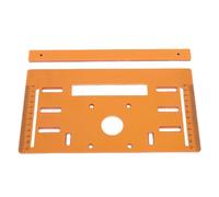 Yunseity Placa Base de Sierra Circular con Marcas de Escala, Herramienta de Valla Guía de Poliuretano de 28x15 Cm para Cortes Planos y Biselados, Cortador de Bordes de Enrutador de Carpintería