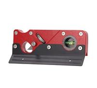 Yunseity Plano de Chaflán de 45 Grados, Manual de Cepillador de Aleació de Aluminio Para Carpintería, Cepilladora de Bordes de Madera Con Hoja Reemplazable, Para Recortar y Biselar Madera (rojo)