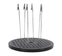 Yunseity Plataforma Giratoria de Pintura Modelo con 6 Varillas de Clip, Base Giratoria de 360 Grados de 7,5 Pulgadas para Rociar Figuras, Manualidades, Proyectos de Pasatiempos y Ensamblaje de