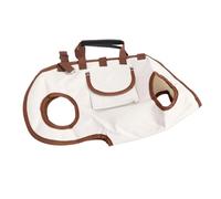Yunseity Portabebés para Perros para Mascotas Pequeñas, Bolsa de Nailon Transpirable con Correa Ajustable para el Hombro y Correa para Viajes y Senderismo, Diseño Espacioso de Puertos de Ventilación