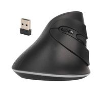 Yunseity Ratón Vertical Inalámbrico de 2,4 GHz, Ratón Ergonómico Vertical Bluetooth 1600 dpi, Luz LED RGB, Ratón óptico Recargable para Ordenador Portátil, Escritorio, Windows Mac OS