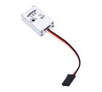 Yunseity RC Sensibilidad Giroscópica de 3 Ejes Ajustable para Camiones Drift Rally, Estabilizador de Carcasa de Aluminio Servo de 3 Cables para 16208 16209 16210 14207 2105A 3101A Q130 RC