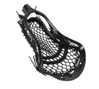 Yunseity Reemplazo de Nailon con Cabezal de Palo de Lacrosse para Estrategias Ofensivas y Defensivas de Competición, Diseño de Golpe de Alta Resistencia para Mejorar la Precisión y la Potencia (BLACK)