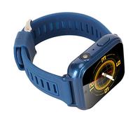 Yunseity Reloj Inteligente para Niños, Linterna de 400 MAh, Reloj Inteligente para Niños, Cámaras Duales, 0,3 MP, 1,54 Pulgadas, Portátil para la Escuela para Exteriores (azul oscuro)