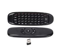 Yunseity Smart Air Fly Mouse, Mini Teclado Inalámbrico de 2,4 GHz Y Control Remoto, Compatible con Sensor de Movimiento, para PC, Smart TV, HTPC, Android TV Box, Etc.