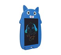 Yunseity Tableta de Dibujo LCD Educativa, como Escritura en Papel Tableta de Dibujo LCD Botón Transparente de 9 Pulgadas Exquisito para Niños para Niños (【Escritura Colorida】 Puppy Azul)