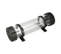 Yunseity Tanque de Refrigeración por Agua de 240 Mm, Tanque Enfriador Cilíndrico Transparente Pom, Sistema de Depósito de Enfriador de Agua para Computadora PC