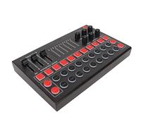 Yunseity Tarjeta de Sonido En Vivo, Mini Tablero Mezclador de con 8 Efectos de Sonido, Tarjeta de MÓVIL EXTERA para Transmisión En Vivo, Canciones K, Grabación,