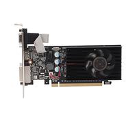 Yunseity Tarjeta Gráfica de Oficina GT610 con Memoria DDR3 de 2 GB, Tarjeta Gráfica PCI Express 2,0 de 64 bits y 810 MHz Compatible con HDMI VGA DVI para Ordenador
