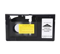 Yunseity VHS-C a VHS Cassette Adapter, Compatible con CP6BKU, C-P6U, PV-P1, VCA115, VHS Cassette Converter No para 8 Mm, Mini DV, HI8