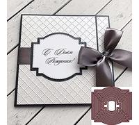 YunTrip - Juego de 13 troqueles de corte de metal con marco de anidación, plantillas para manualidades, álbumes de fotos, papel decorativo para hacer tarjetas, suministros