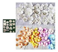 YunTrip - Troqueles de corte de flores para tarjetas, 8 unidades, diseño de hojas de primavera de flores, para manualidades, manualidades decorativas