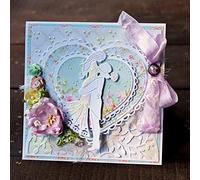 YunTrip - Troqueles de corte de metal para pareja de bodas, plantillas para álbumes de recortes, álbumes de fotos, papel decorativo para hacer tarjetas, suministros