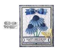 YunTrip - Troqueles de corte para tarjetas, diseño de margaritas, diseño de flores, para manualidades, álbumes de recortes, manualidades, tarjetas de papel, manualidades decorativas