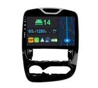 YUNTX 10.1 Pulgadas Android 14 Autoradio para Renault Clio 4 ZOE 2013-2019 | Octa Core | 6GB 128GB | Integrado 4G LTE | CarPlay&Android Auto | DSP | Dab | QLED