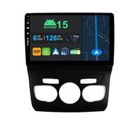 YUNTX 10.1 Pulgadas Android 15 Autoradio para Citroen C4 C4L DS4 2013-2017 | Octa Core | 6GB 128GB | Integrado 4G LTE | CarPlay&Android Auto | DSP | Dab | QLED | Dual Band WiFi |Bluetooth 5.0