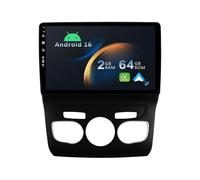YUNTX [2+64G] Android 16 Autoradio con navi para Citroen C4 C4L DS4 (2013-2017)-[Incorporado CarPlay/Android Auto/GPS]-IPS 10.1 Pulgada Pantalla-Dab/Bluetooth 5.0/Control del Volante/MirrorLink