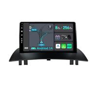 YUNTX [8GB+256GB] Android 14 2 DIN Autoradio para Renault Megane II (2002-2008)-[Integrado CarPlay/Android Auto/DSP/GPS]-IPS 2.5D 9” Touch Screen-CAM+Mic-Soporte Dab/Bluetooth 5.0/AHD Cámara