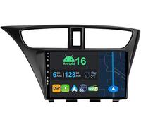 YUNTX 9 Inch Android 16 Car Radio for Honda Civic 9 FK FB 2012-2017 | Octa Core | 6GB 128GB | Built-in 4G LTE | CarPlay&Android Auto | DSP | Dab | QLED | Dual Band WiFi |Bluetooth