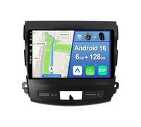 YUNTX Android 15 [6GB+128GB] 2 DIN Autoradio para Mitsubishi Outlander/Peugeot 4007/Citroen C-Crosser-[Integrado CarPlay/Android Auto/DSP/GPS]-IPS 2.5D 9”Touch Screen-Cámar Mic-Dab/Bluetooth 5.0