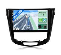 YUNTX Android 15 [6GB+128GB] 2 DIN Autoradio para Nissan X-Trail Qashqai j11 Rouge 2014-2018-[Integrado CarPlay/Android Auto/DSP/GPS]-IPS 2.5D 9”Touch Screen-Cámar Mic-Dab/Bluetooth 5.0/360 Cámara