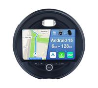YUNTX IPS 9” [6GB+128GB] Android 15 2 DIN Autoradio para BMW Mini Cooper R56 F55 F56 F57 John Cooper Works, One First, One D, Cooper SD 2014-2019-con CarPlay/Android Auto/DSP/GPS/Bluetooth+CAM+Mic